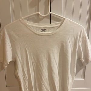 Plain white Madewell tee. Worn one time.